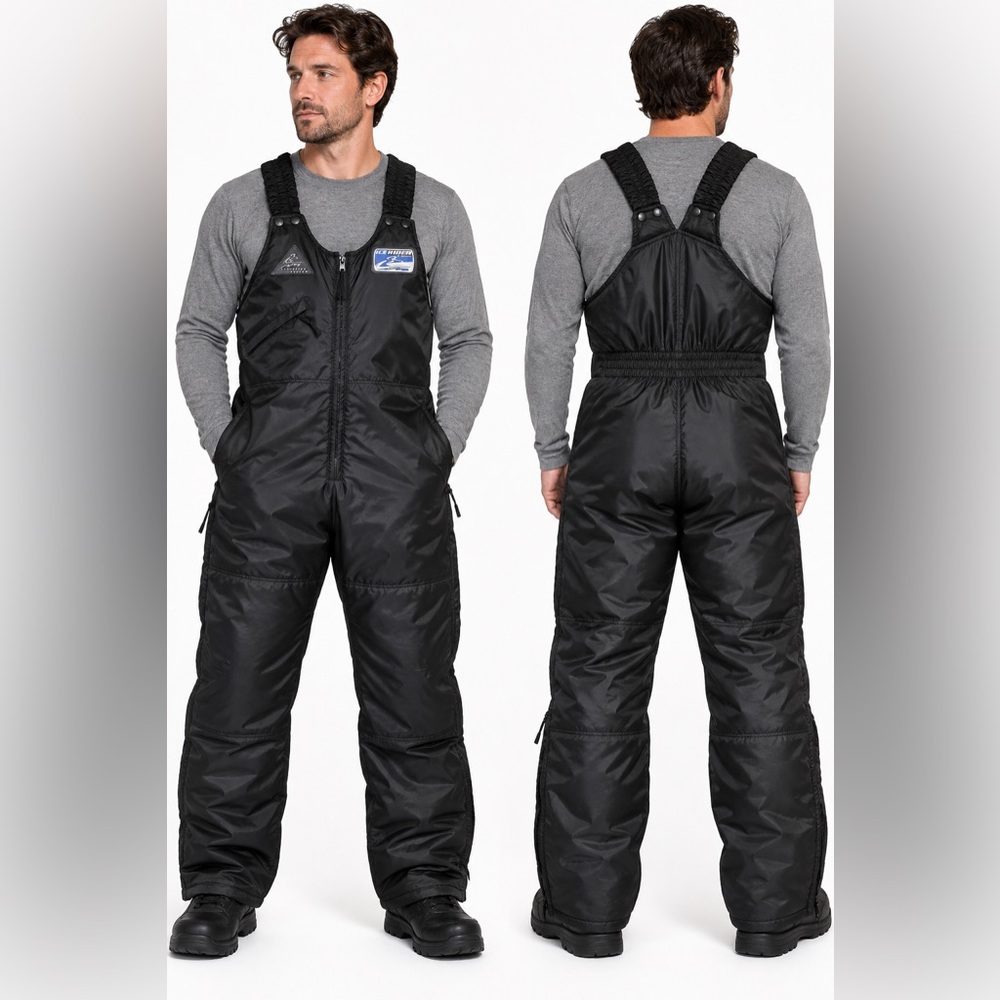 Vintage Mustang Ice Rider Snowmobile Bib Overall XXL Made Canada MP4231 1990s 2X